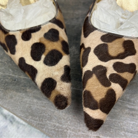 True Vintage Dolce & Gabbana Calf Hair Pointed Heel Pumps Stilettos 39 - 8.5 US - Picture 3 of 6